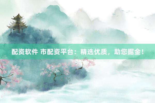 配资软件 市配资平台：精选优质，助您掘金！
