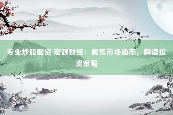 专业炒股配资 宏源财经：聚焦市场动态，解读投资策略