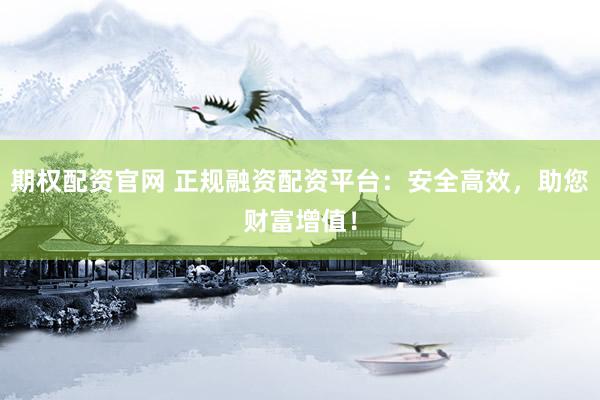期权配资官网 正规融资配资平台：安全高效，助您财富增值！