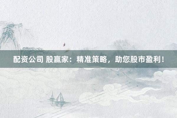 配资公司 股赢家：精准策略，助您股市盈利！