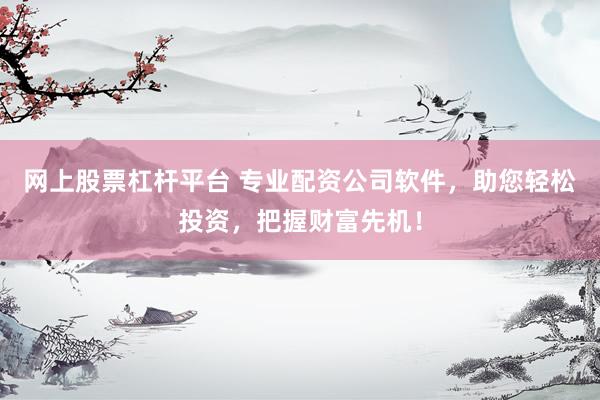 网上股票杠杆平台 专业配资公司软件，助您轻松投资，把握财富先机！